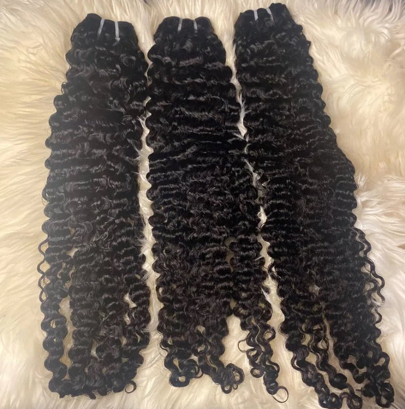 22'24'26'” Burmese Deep curly bundles ready to ship! - BrisRawHairCo