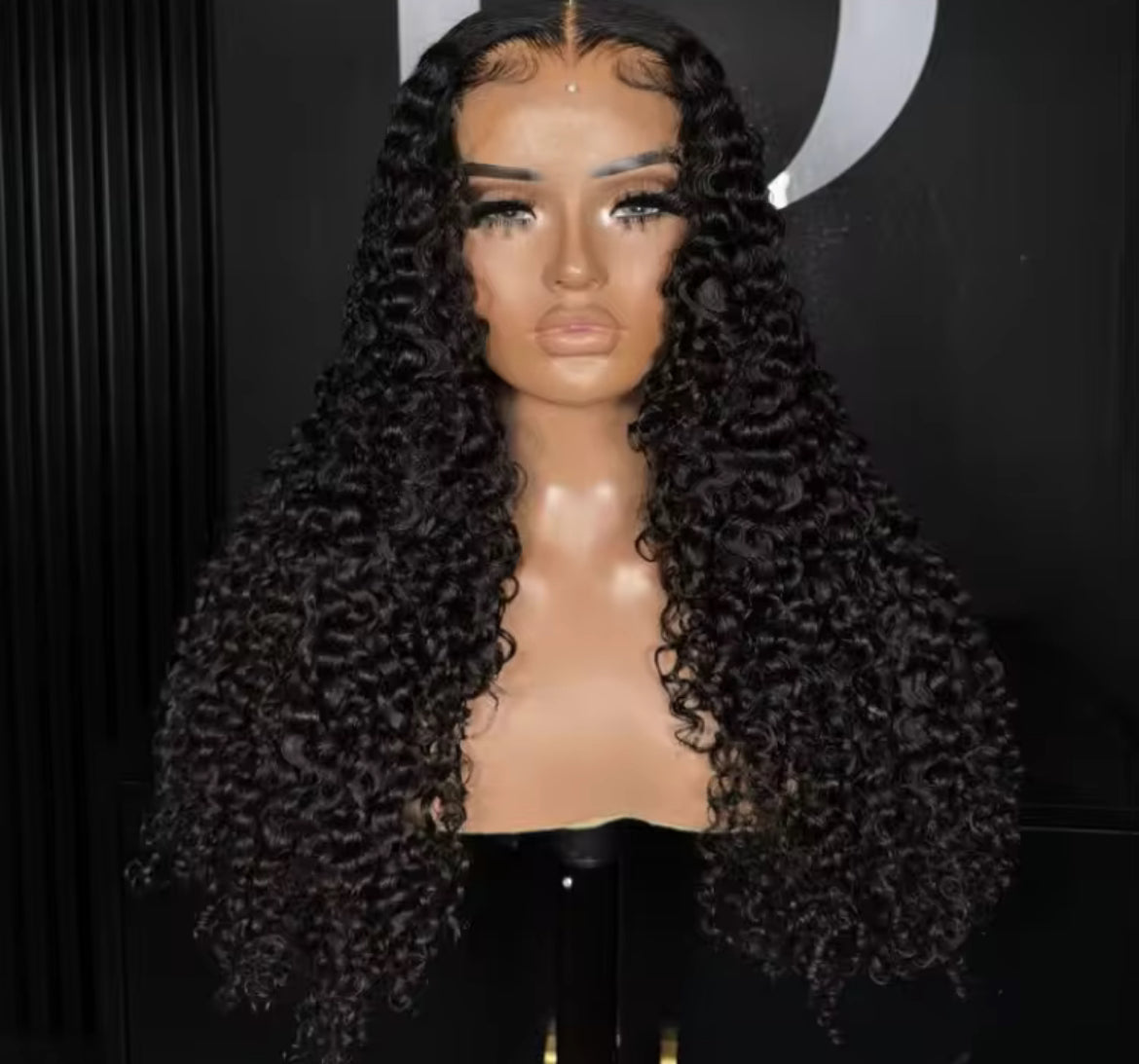 BrisRawHairCo Raw Burmese Deep Curly Wig 5x5 or 13x4