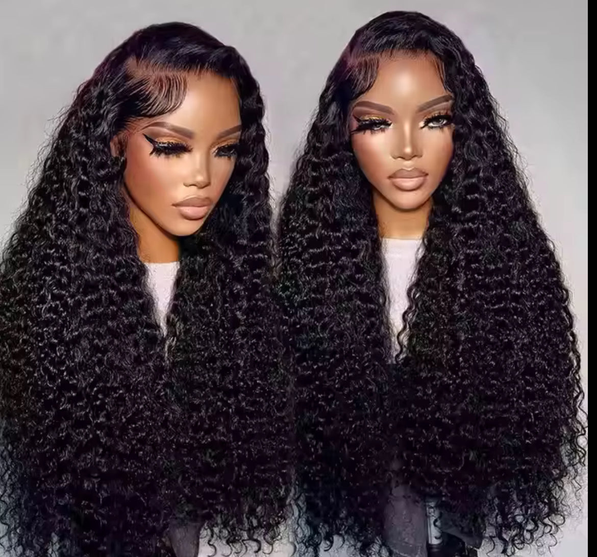 BrisRawHairCo Raw Burmese Deep Curly Wig 5x5 or 13x4