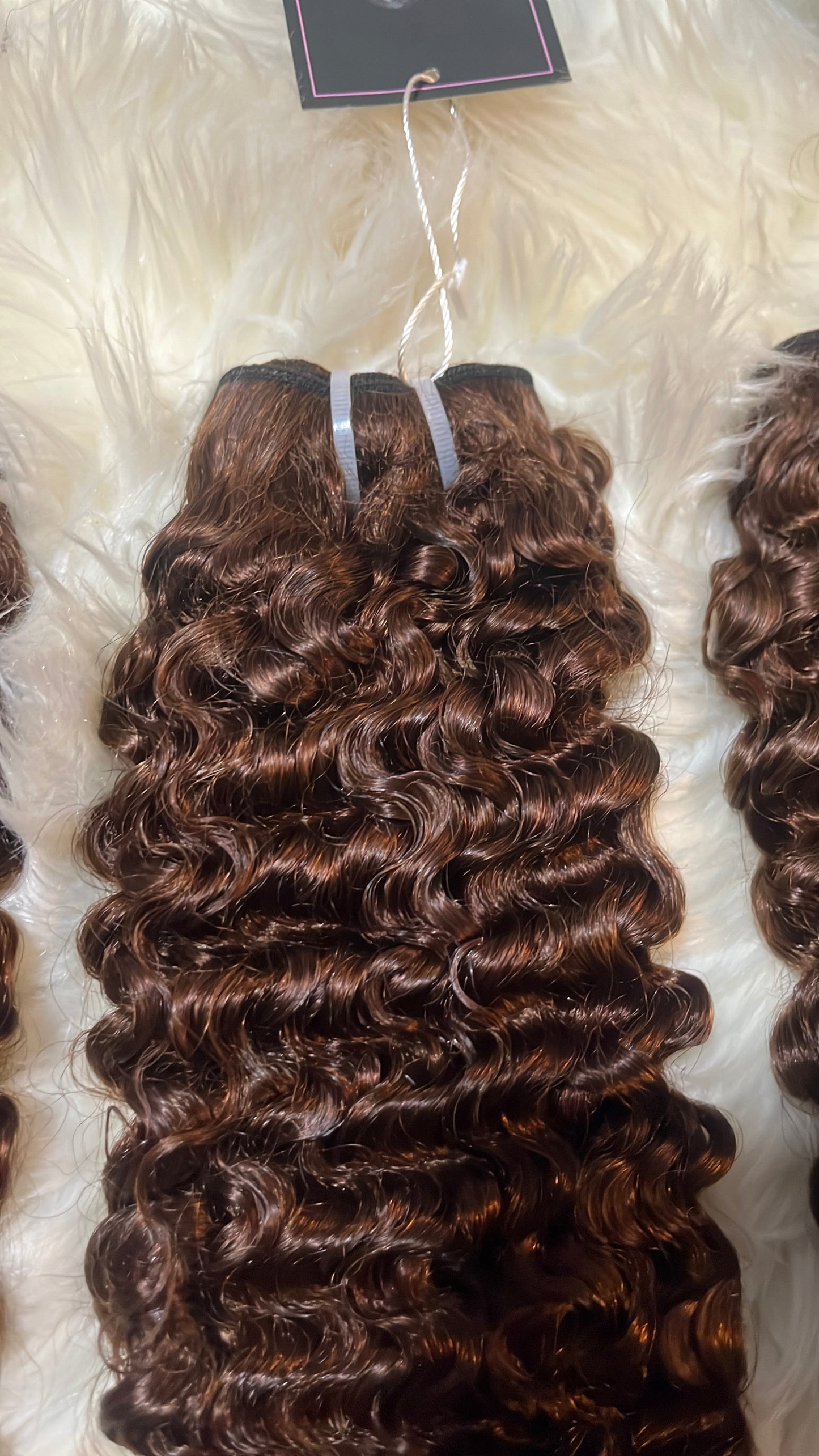 Burmese Deep Curly Bundles Color 4 18”20”22” - BrisRawHairCo