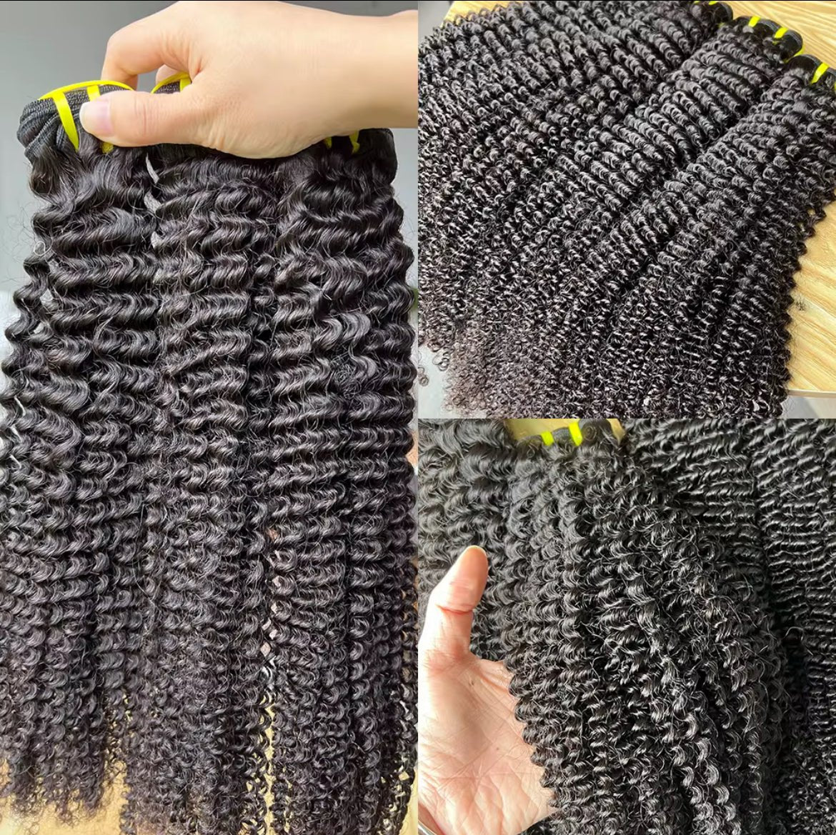 Raw Indian Kinky Curly 3 Bundle Deal - BrisRawHairCo