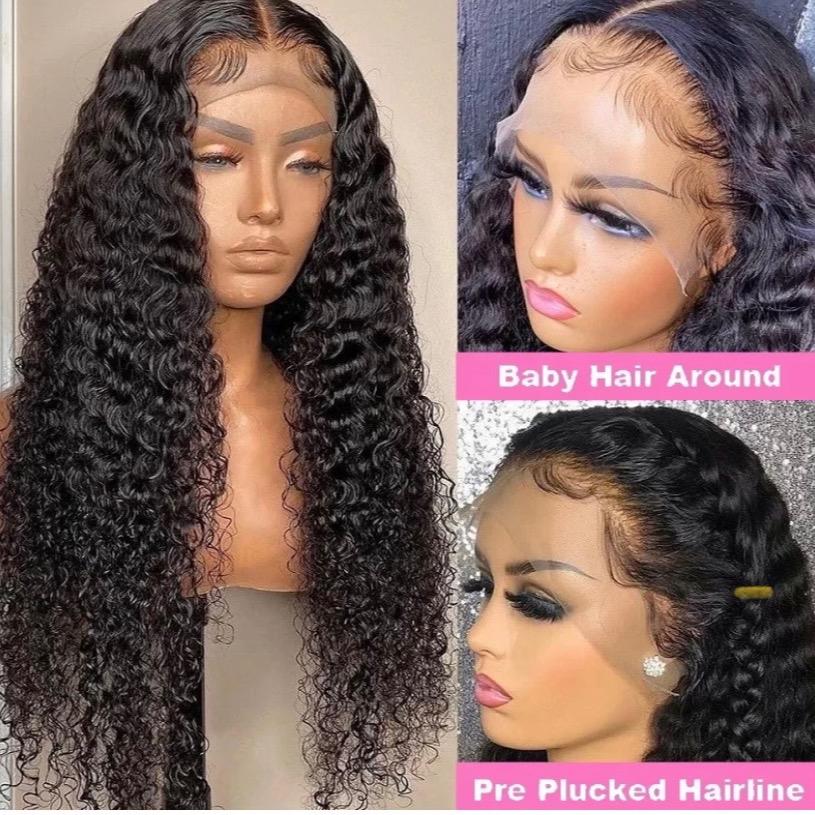 Burmese Curly Wig with baby hair 13x4 or 5x5 Lace Options