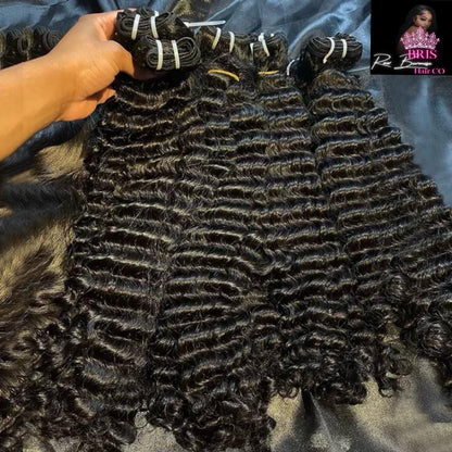 Raw Burmese deep wave hair extensions 