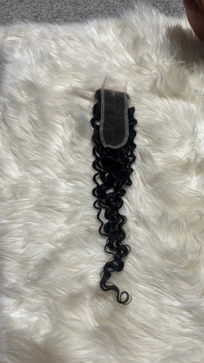 2x6 HD 20” Burmese Loose Curly Closure - BrisRawHairCo