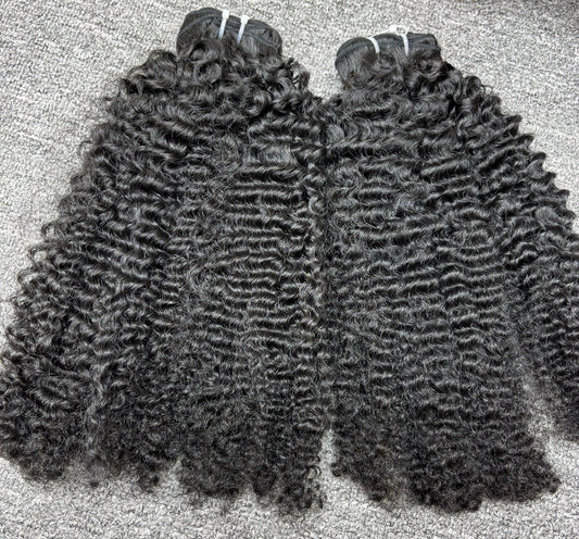 Raw Indian Kinky Curly Single Bundles