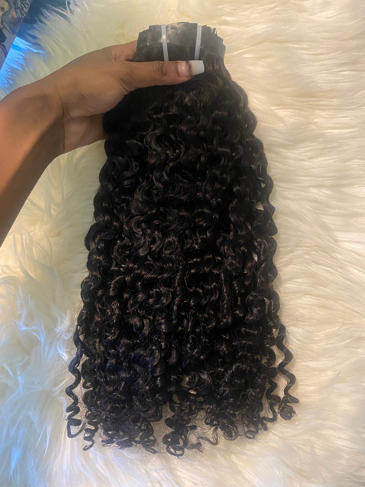 Burmese Malasyn Curly Seamless Clip Ins