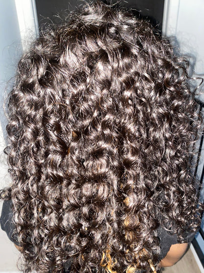Vietnamese  Loose Curly Seamless Clip Ins