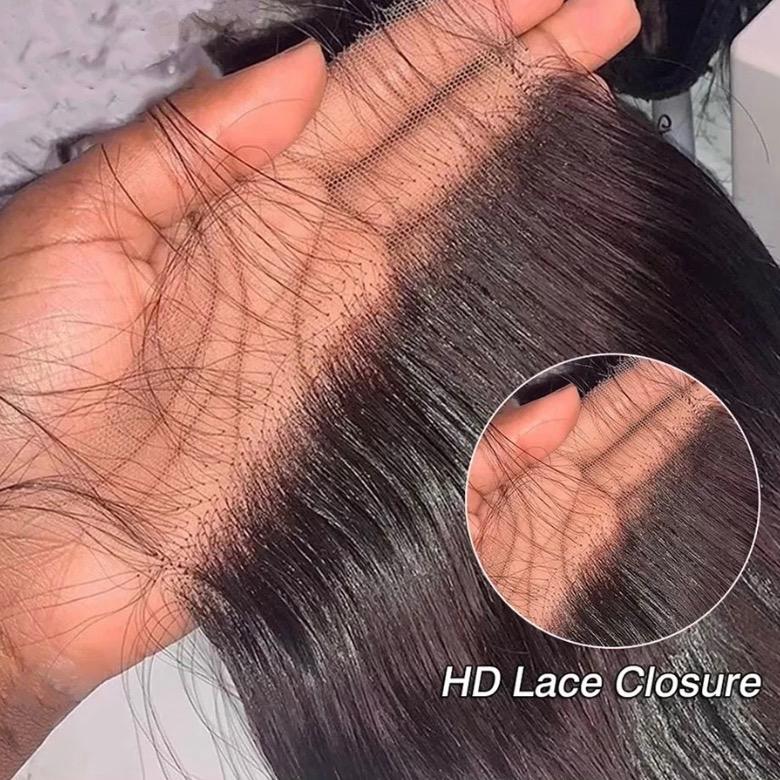 Burmese or Vietnamese Straight HD Lace Closures & Frontals (5x5, 6x6, 13x4)