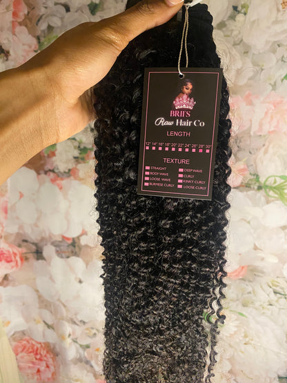 Burmese Kinky Curly Single Bundles