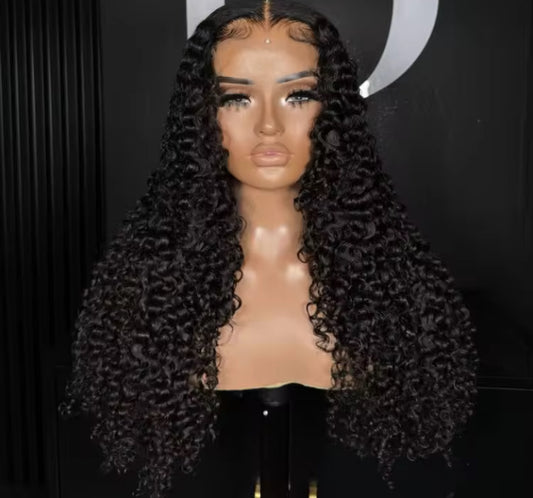 BrisRawHairCo Raw Burmese Deep Curly Wig 5x5 or 13x4