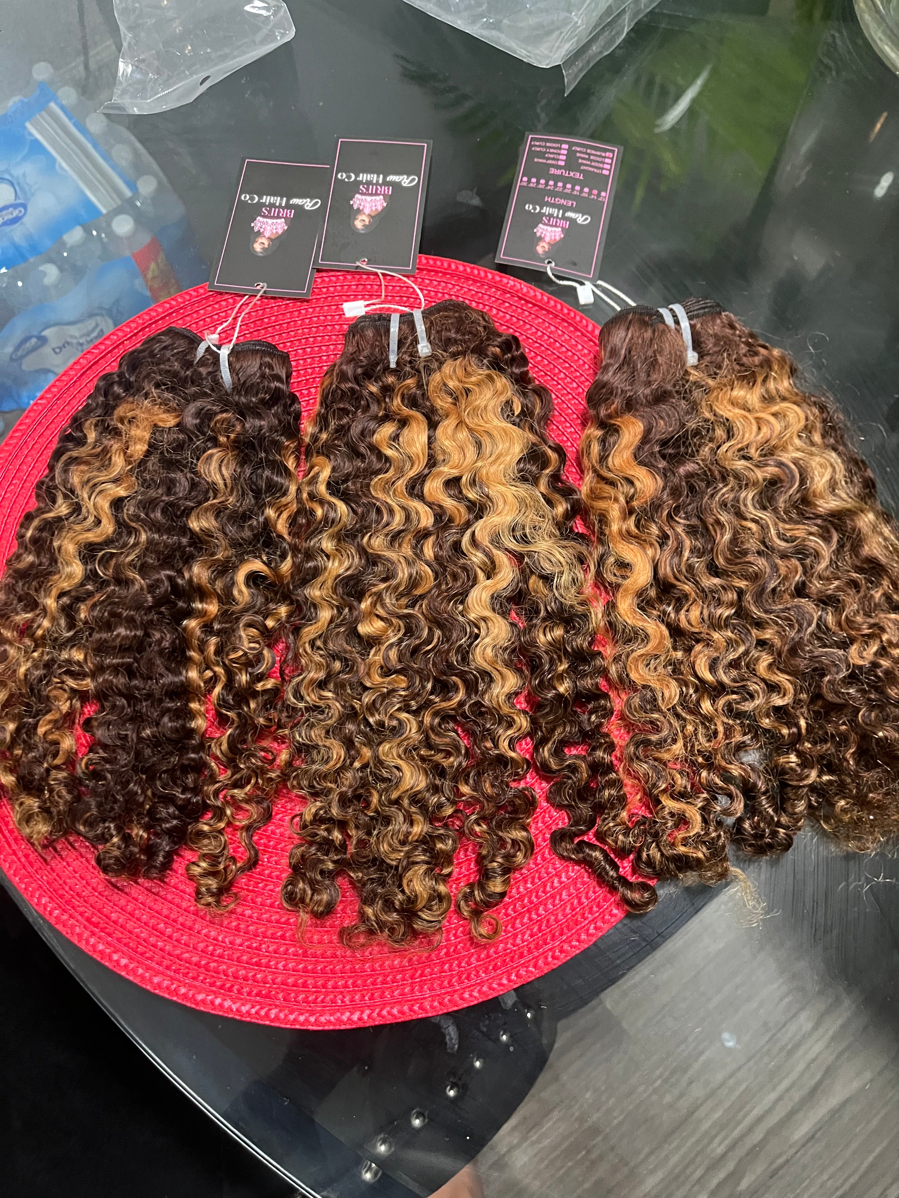 Burmese Deep Curly HighLighted 4/27 Bundles