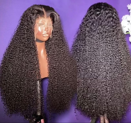 Burmese Kinky Curly Wig  13x4 or 5x5 Lace Options