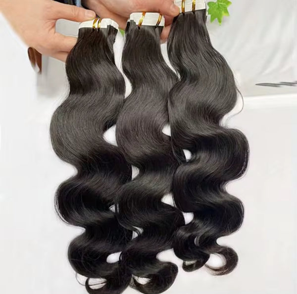 Cambodian Body Wave Tape Ins
