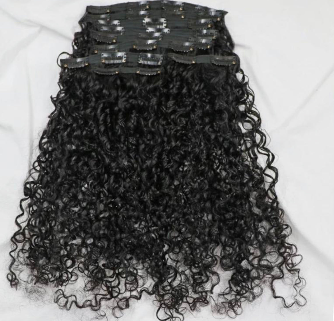 Burmese Kinky Curly Clip Ins