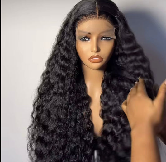 BrisRawHairCo Raw Burmese Curly Wig 5x5 or 13x4