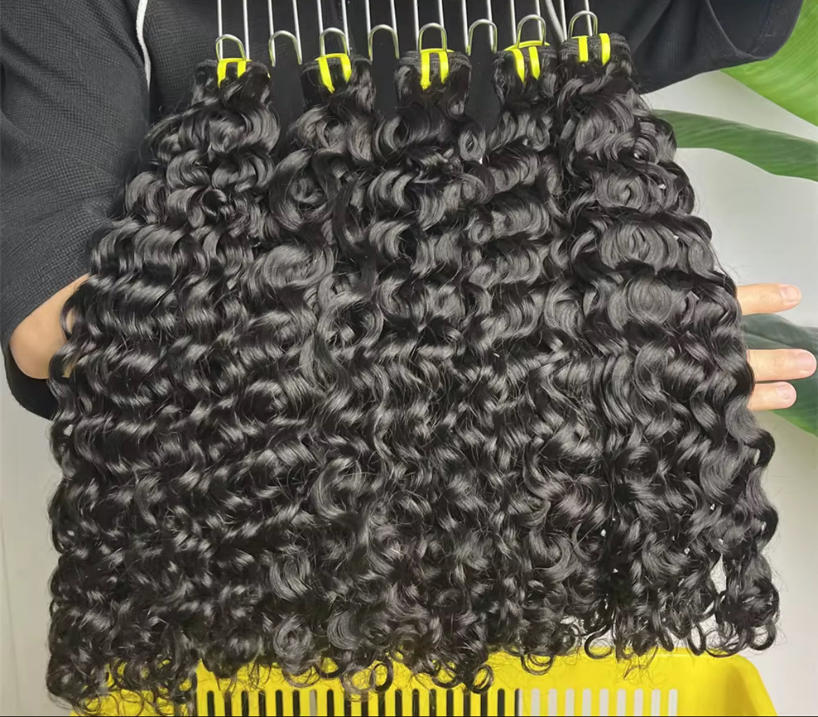 Raw Indian Loose Curly 3 Bundle Deal