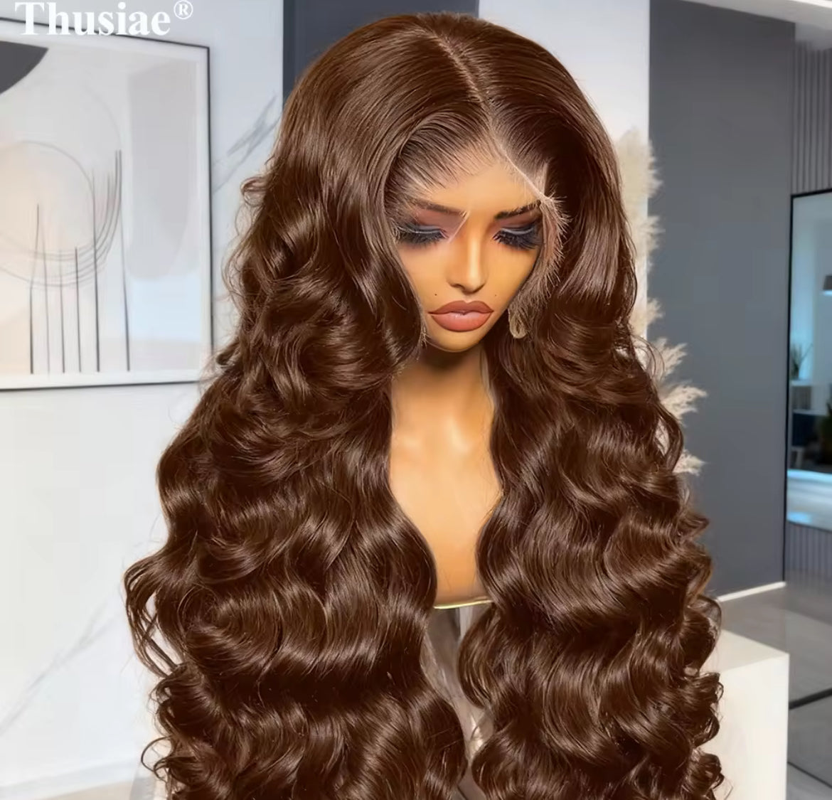BrisRawHairCo Brown Loose Deep 5x5 or 13x4 Wig