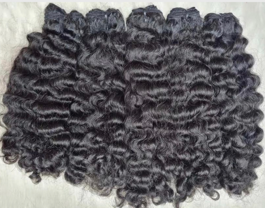 Raw Brazilian Curly Bundles 3 Bundle Deal