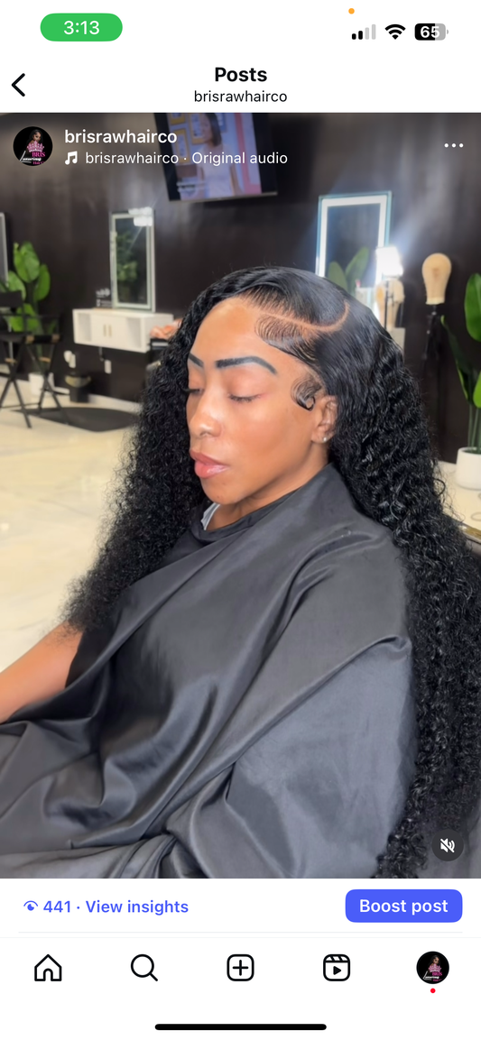 Burmese Kinky Curly Wig  13x4 or 5x5 Lace Options