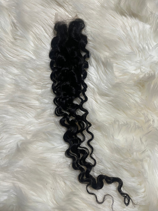 2x6 HD 20” Burmese Loose Curly Closure