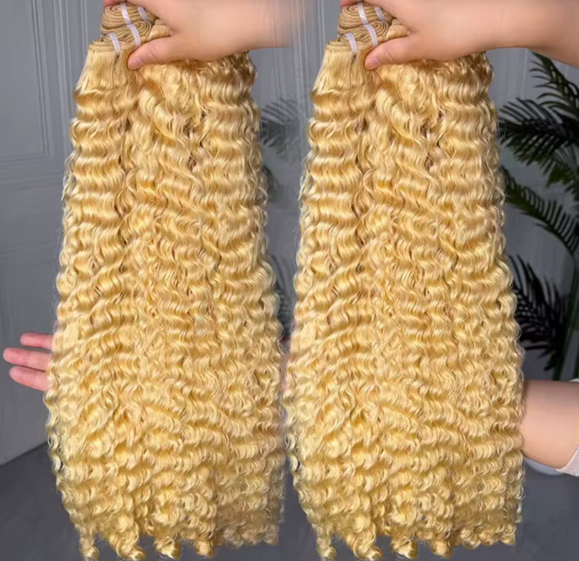 Raw Cambodian 613 Burmese Curly 3 Bundle Deal