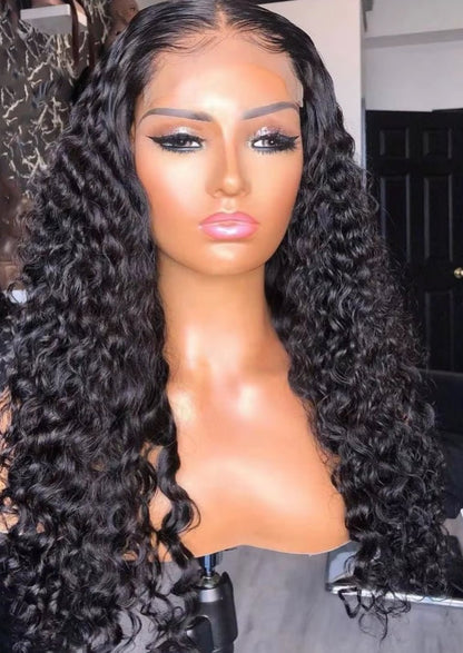 BrisRawHairCo Raw Burmese Water Curly Wig 5x5 or 13x4 - BrisRawHairCo