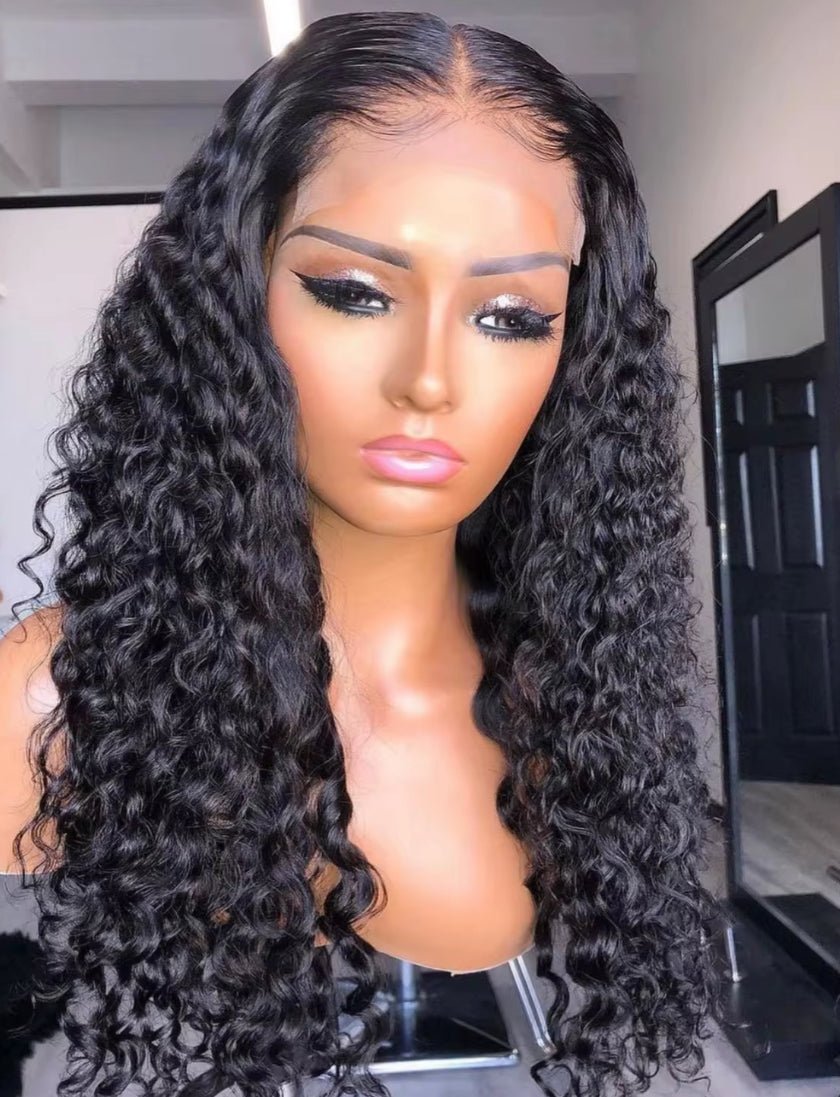 BrisRawHairCo Raw Burmese Water Curly Wig 5x5 or 13x4 - BrisRawHairCo