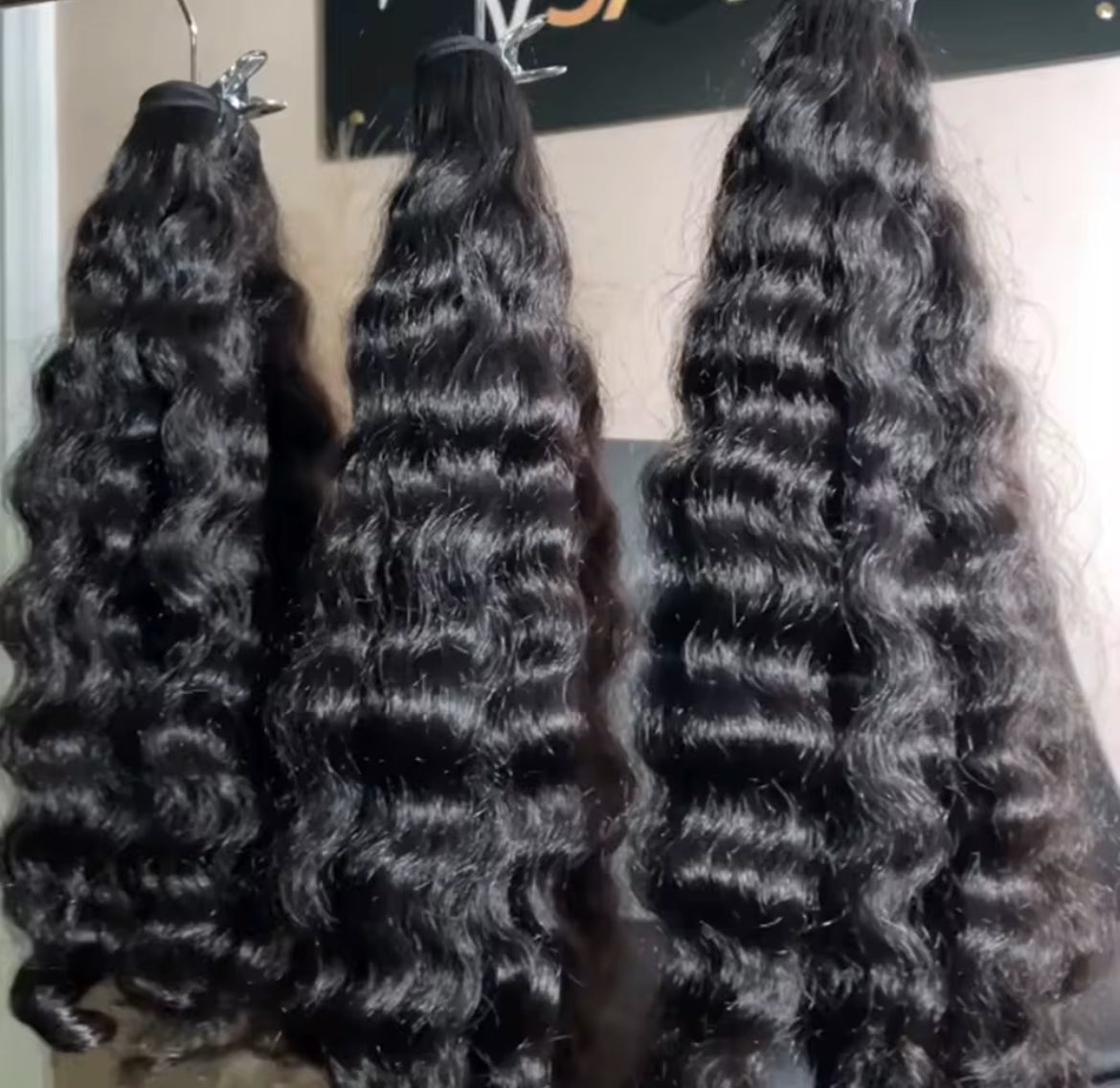 Burma Curly 3 Bundle Deal - BrisRawHairCo
