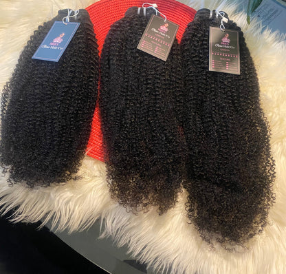 Burmese Afro Curly(4C) 3 Bundle Deal - BrisRawHairCo