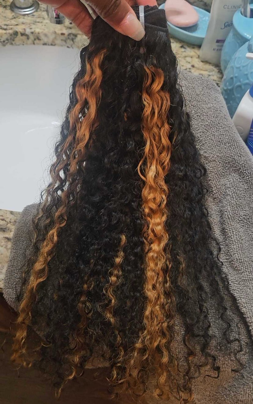 Burmese Deep Curly HighLighted Bundles - BrisRawHairCo
