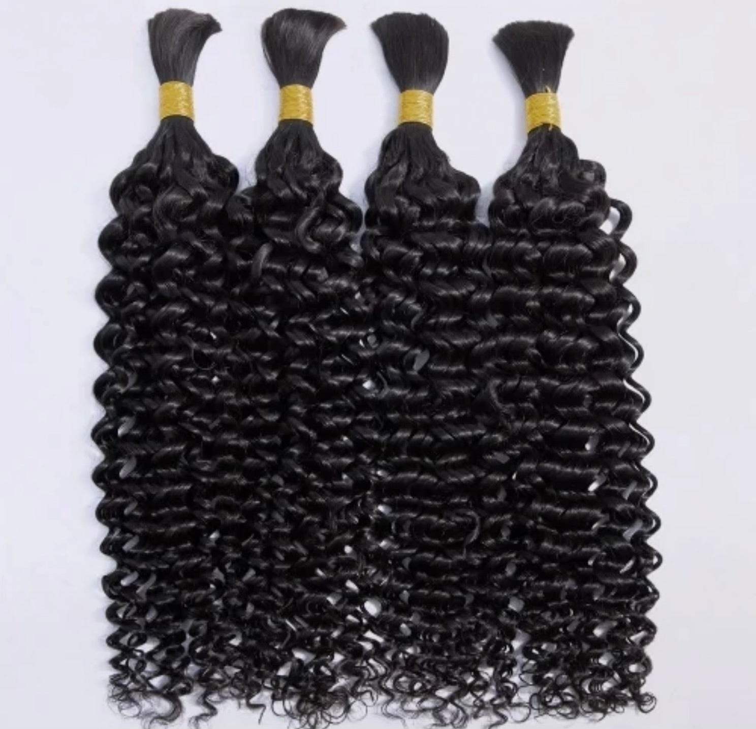 Burmese Deep Wave Braiding hair (single weftless bundle) - BrisRawHairCo