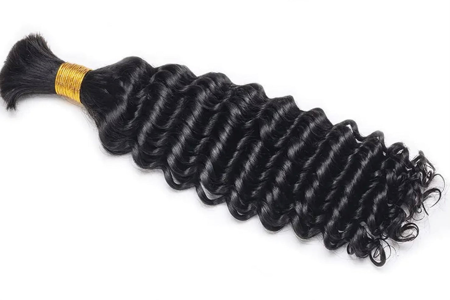 Burmese Deep Wave Braiding hair (single weftless bundle) - BrisRawHairCo