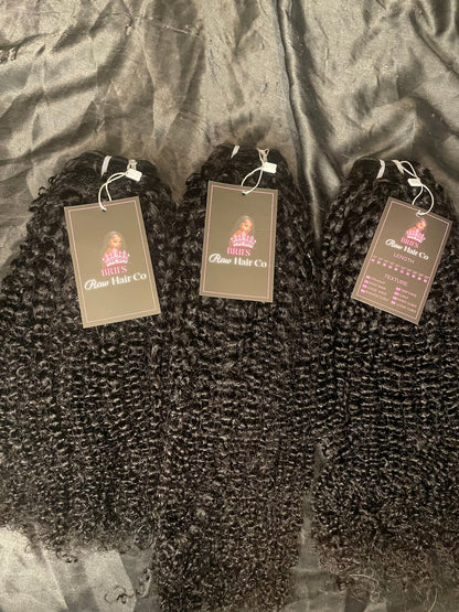 Burmese Kinky Curly(4B) 3 Bundle Deal - BrisRawHairCo