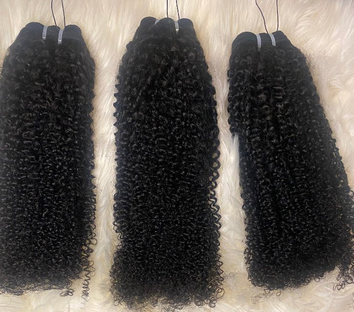 Burmese Kinky Curly(4B) 3 Bundle Deal - BrisRawHairCo