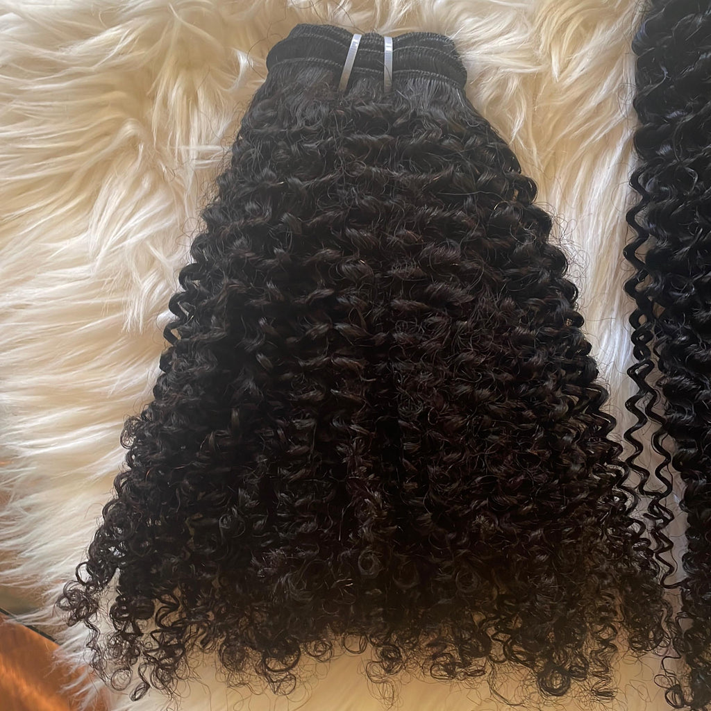 Burmese Kinky Curly(4B) 3 Bundle Deal - BrisRawHairCo