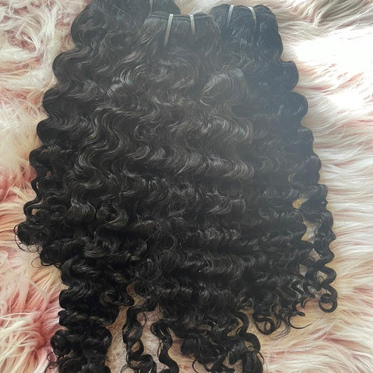Burmese Malaysian Curly 3 Bundle Deals - BrisRawHairCo