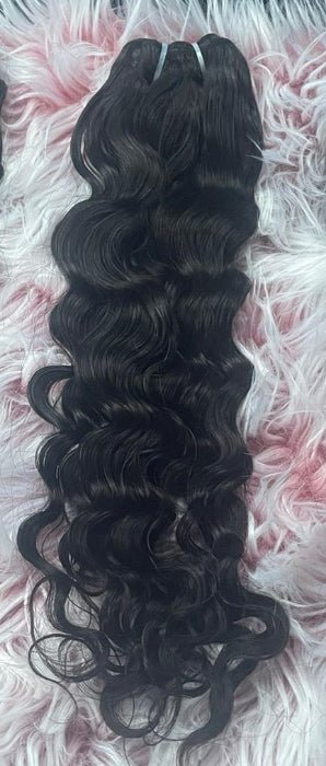 Burmese Slight Wavy Single Bundles - BrisRawHairCo