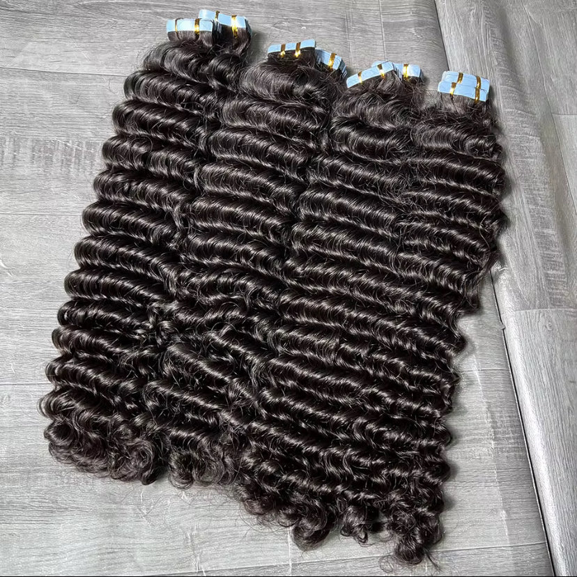 Cambodian Deep Wave Tape Ins - BrisRawHairCo