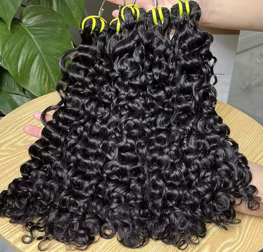 Raw Indian Loose Curly 3 Bundle Deal
