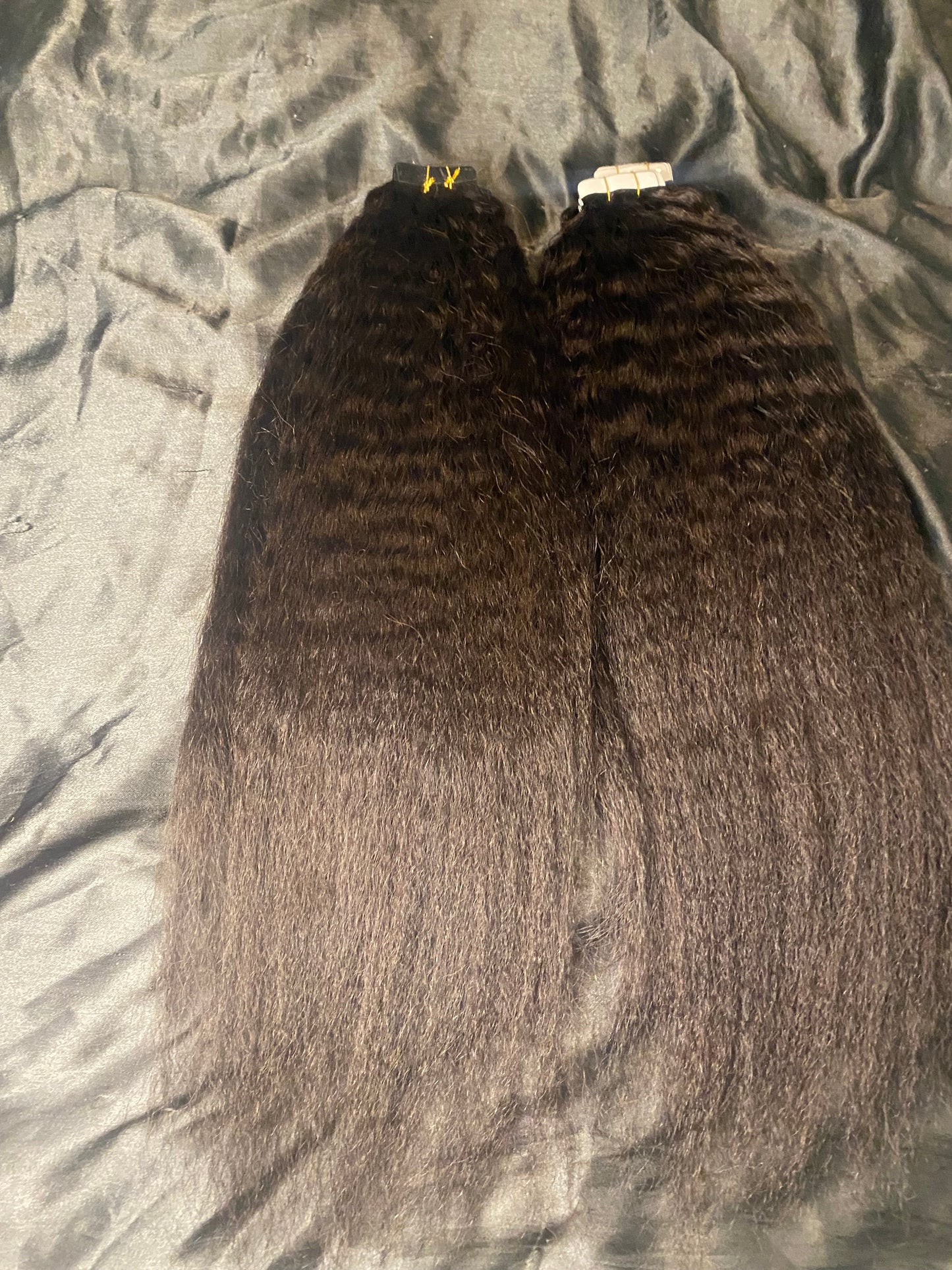 Indian Kinky Straight Tape Ins - BrisRawHairCo