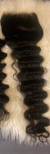 Indian Loose Wave Closures (5x5, 6x6, 13x4) - BrisRawHairCo