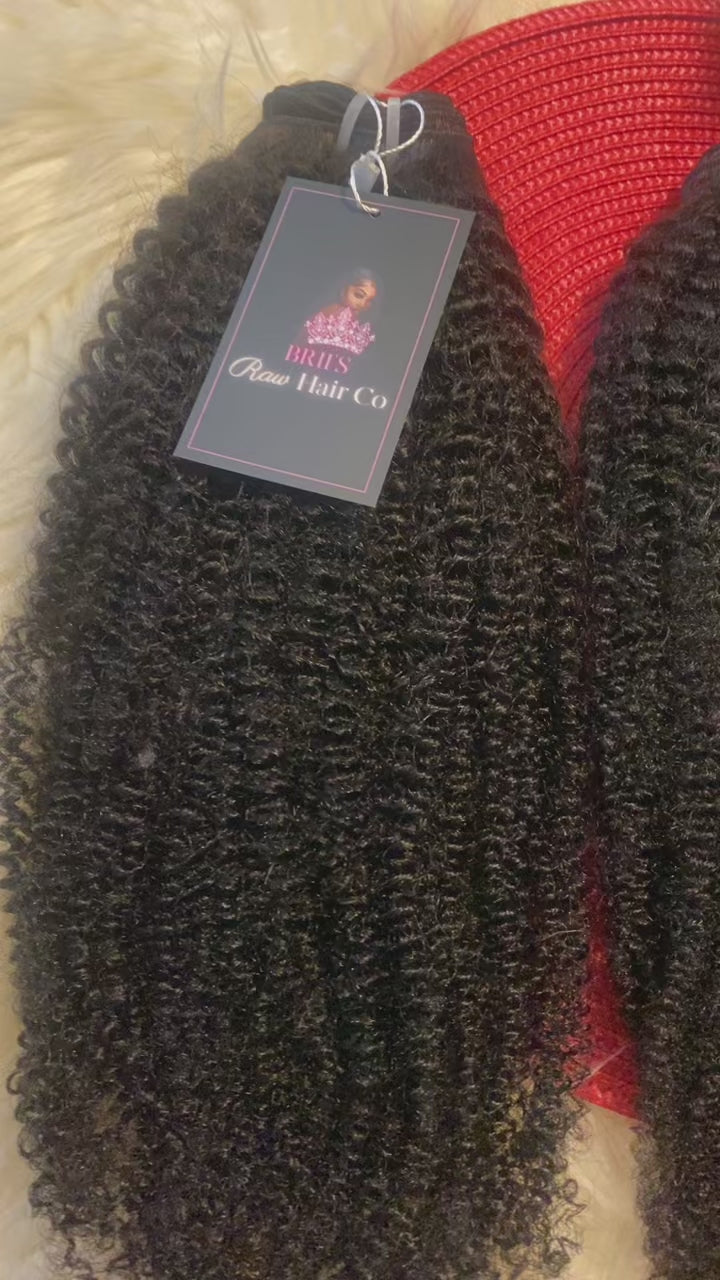 Burmese Afro Curly(4C) 3 Bundle Deal