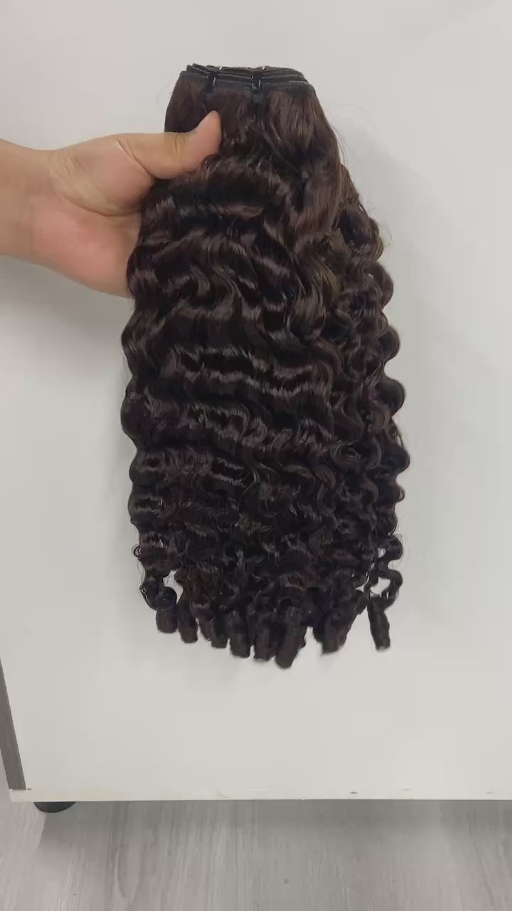 Burmese Deep Curly into Spirals Color 4 3 Bundle Deal