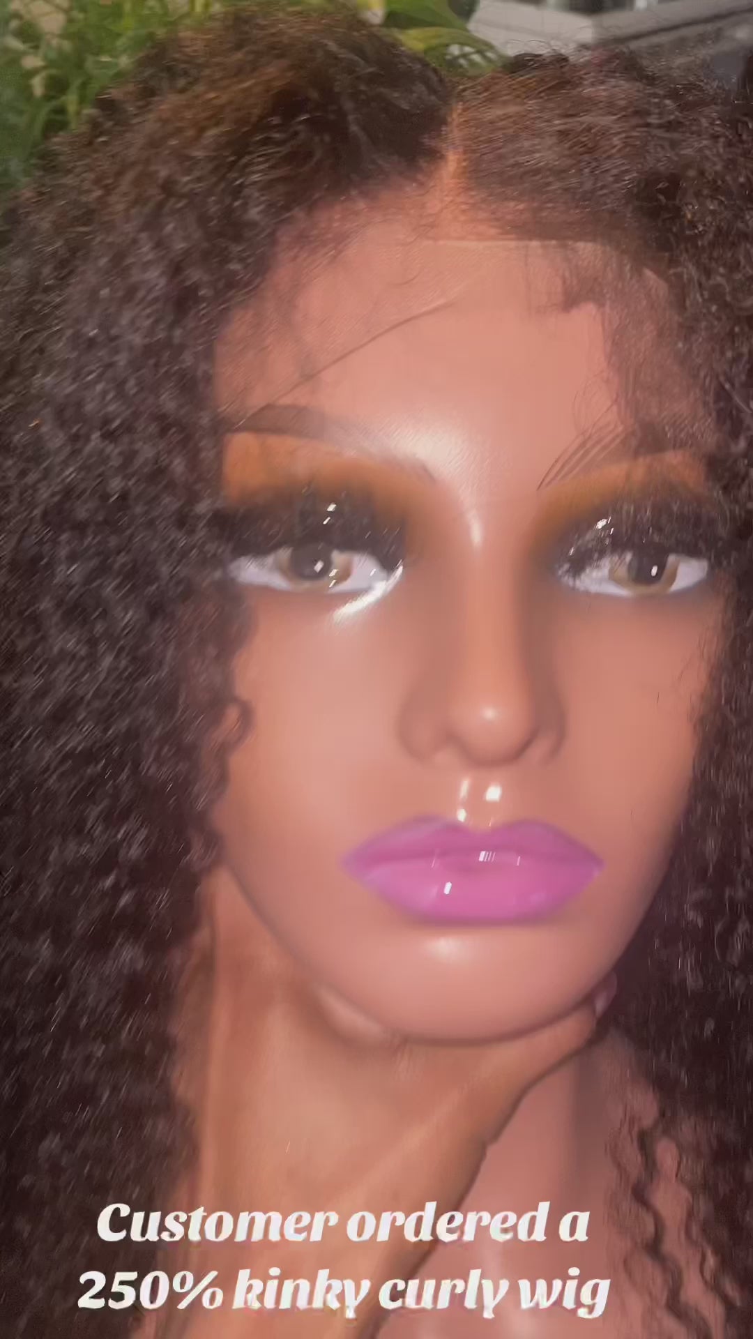 Burmese Kinky Curly Wig  13x4 or 5x5 Lace Options