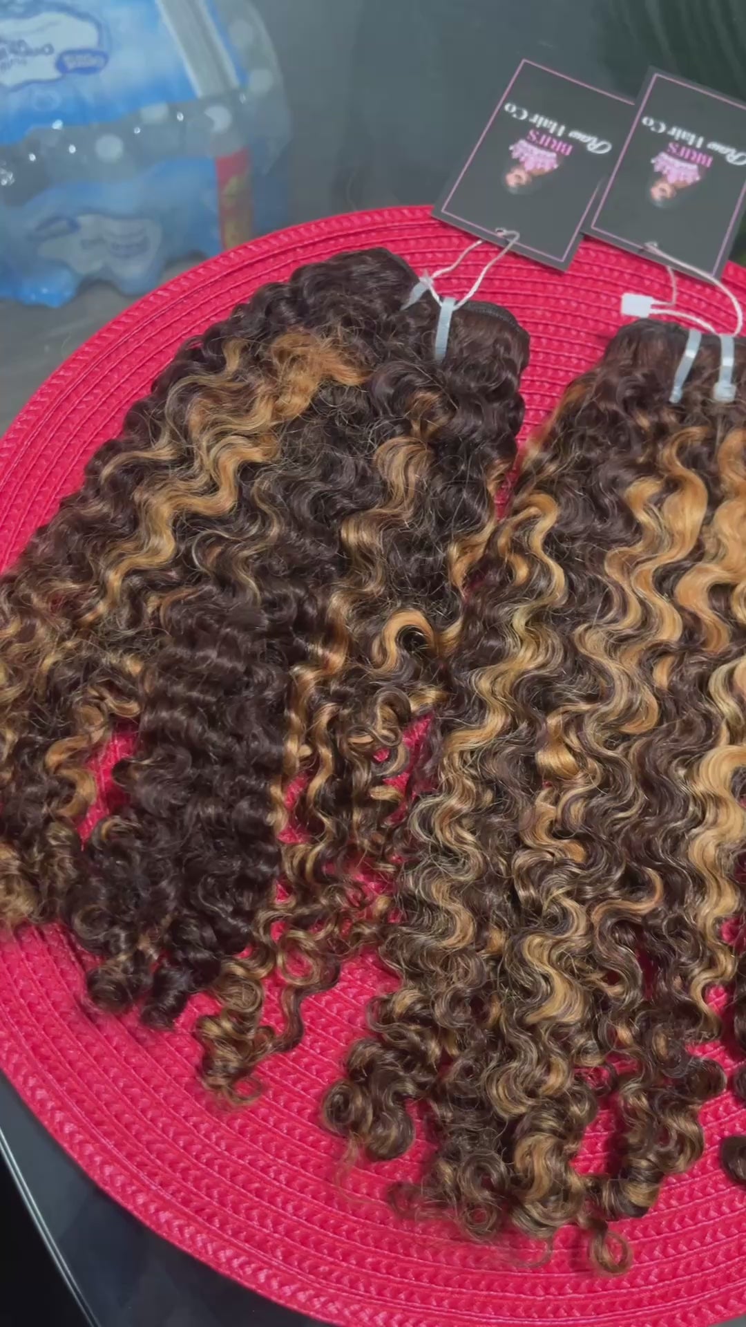 Burmese Deep Curly HighLighted 4/27 Bundles