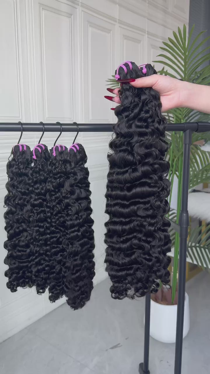 Raw Cambodian Indian Curly 3 Bundle Deal
