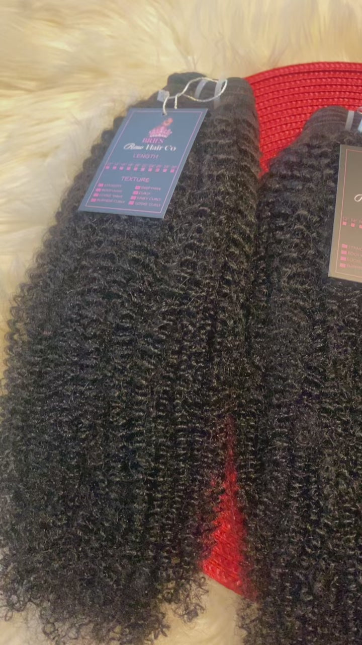 Burmese Afro Curly(4C) 3 Bundle Deal