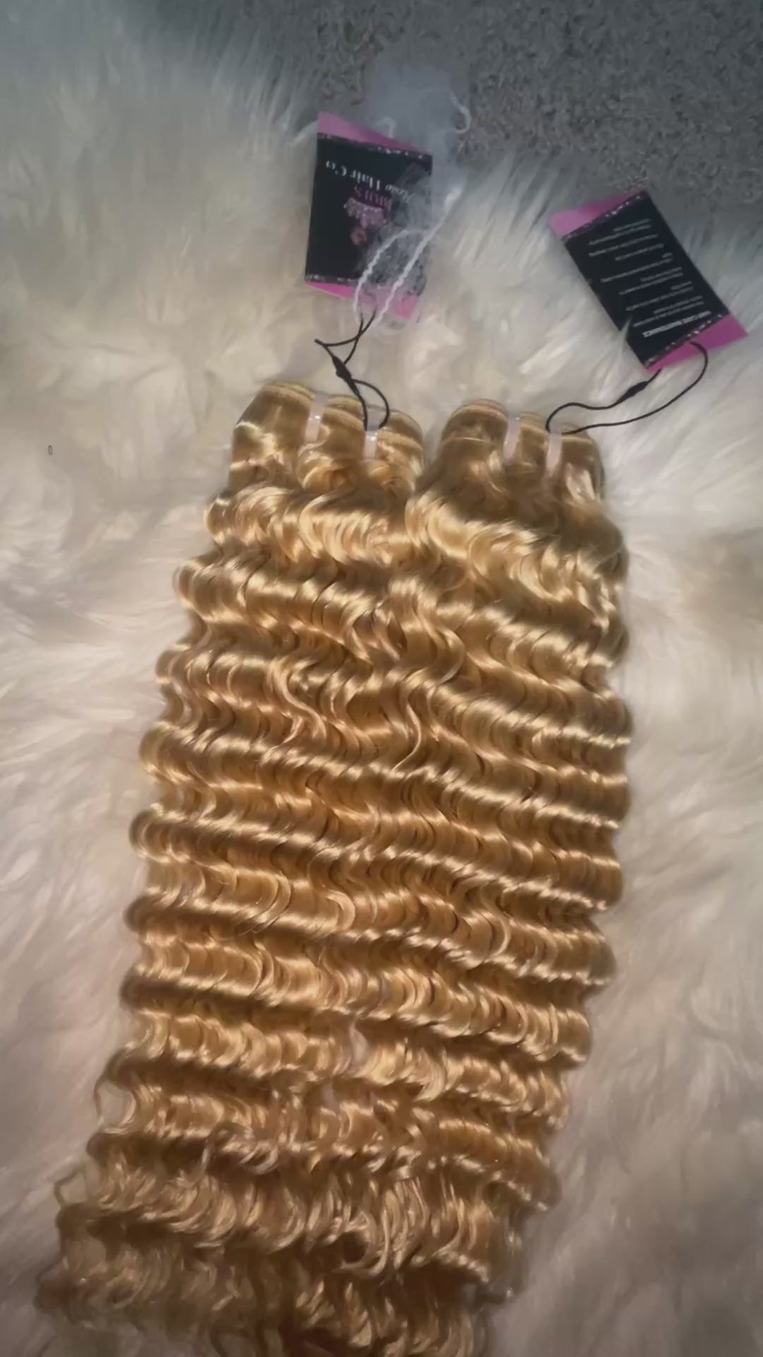 Blonde 613 Cambodian Deep Curly