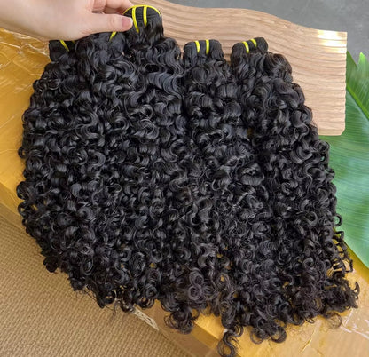 Raw Indian Burmese Curly 3 Bundle Deal - BrisRawHairCo