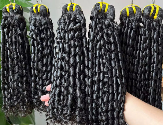 Raw Indian Coily Single Bundles - BrisRawHairCo